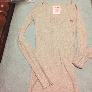 Long sleeve fitted shirt by pink Victoria