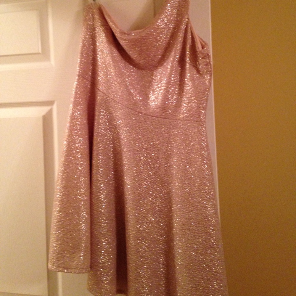 Champagne pink dress!