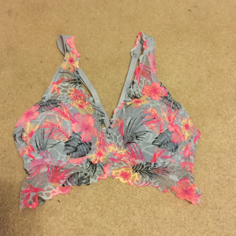 Vs pink push up bralette