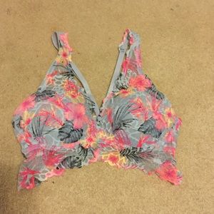 Vs pink push up bralette