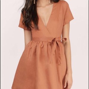 NWT Tobi Wrap Linen Dress