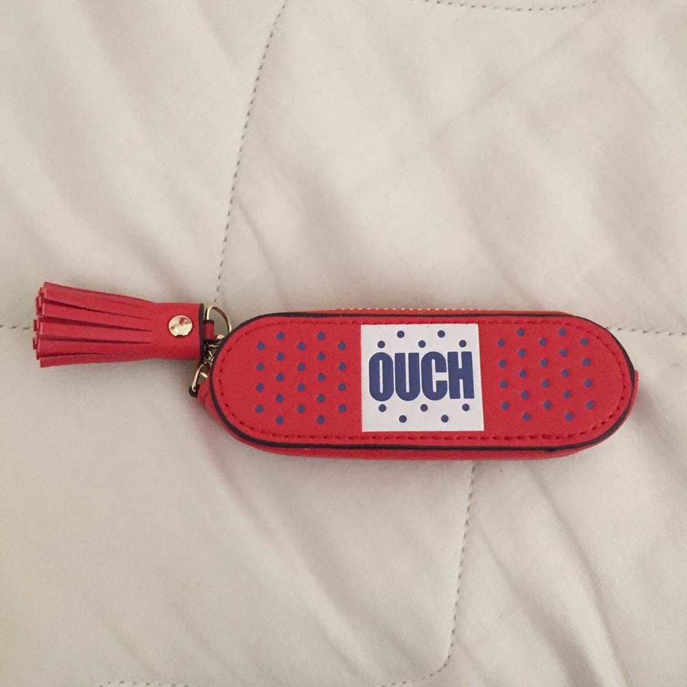 OUCH Bandaid Coin Purse Keychain (Anya Hindmarch*)