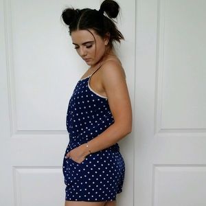 Polka dot romper