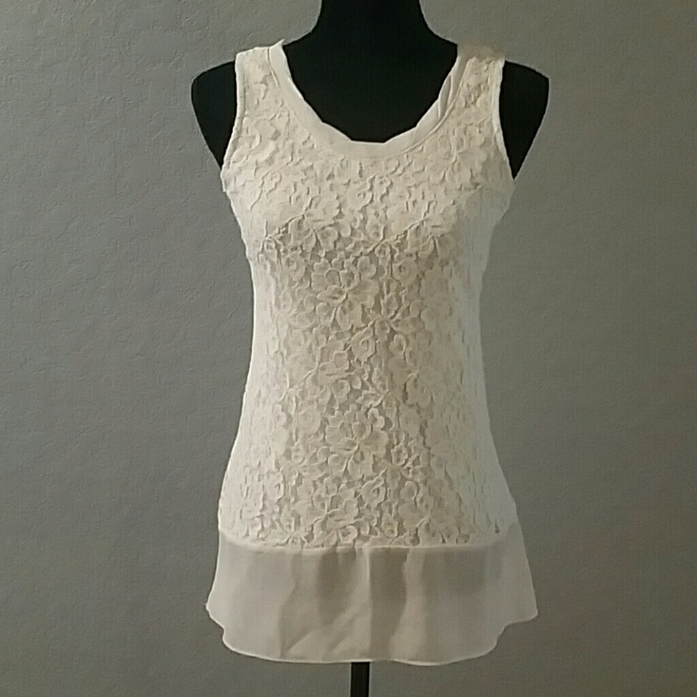 Hi-Lo Lace Top