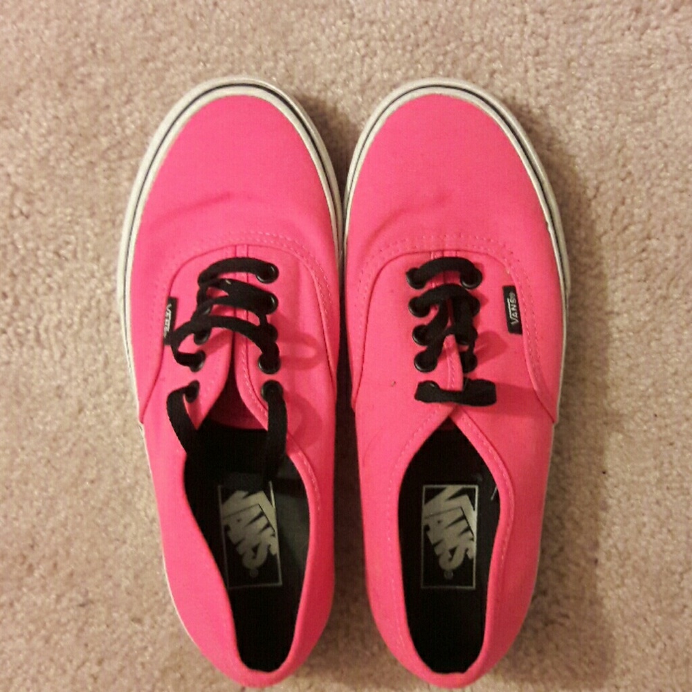 Womens size 8 pink Vans