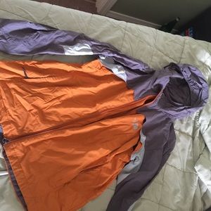 Boys XL (18/20), north face rain jacket