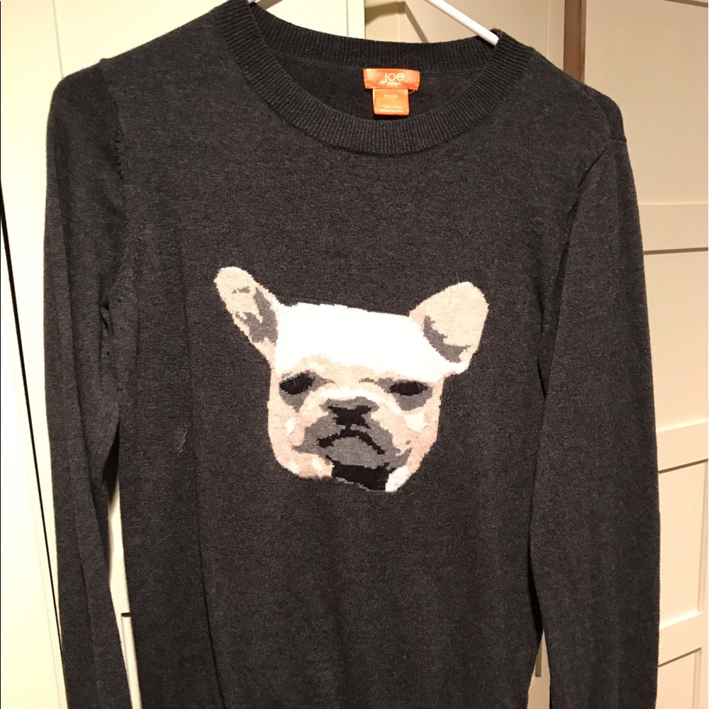 French Bulldog sweater NWOT