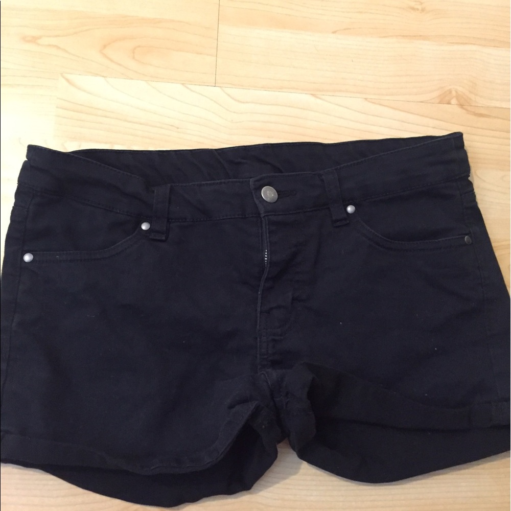 Black shorts