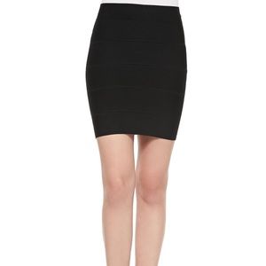 BCBG Black Bandage skirt, medium