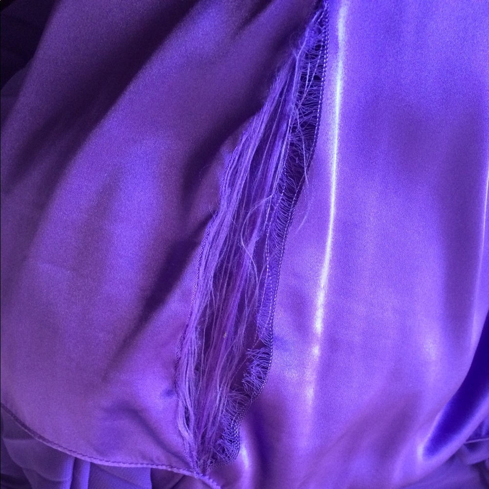 Nine West - Stunning pleated deep purple dress - Picture 8 of 8