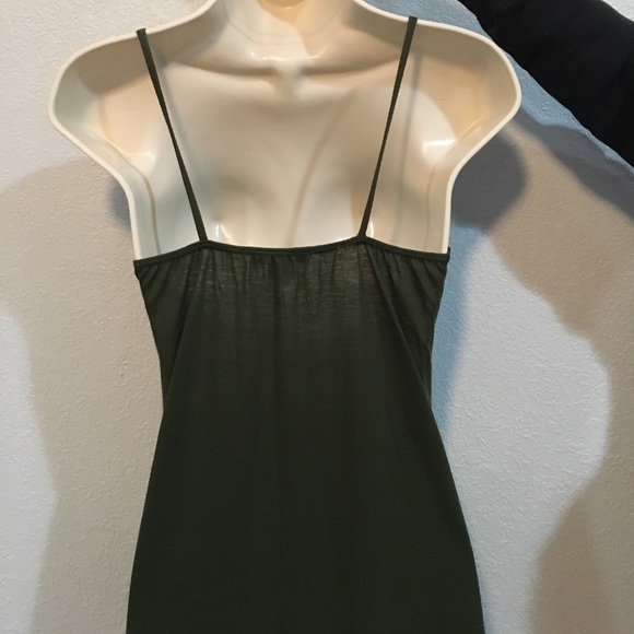Olive Green Maxi Dress - Picture 4 of 5