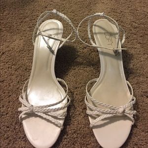 LOFT ankle strap sandals