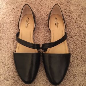 EUC Lucky Brand Pointed Strapped Flats