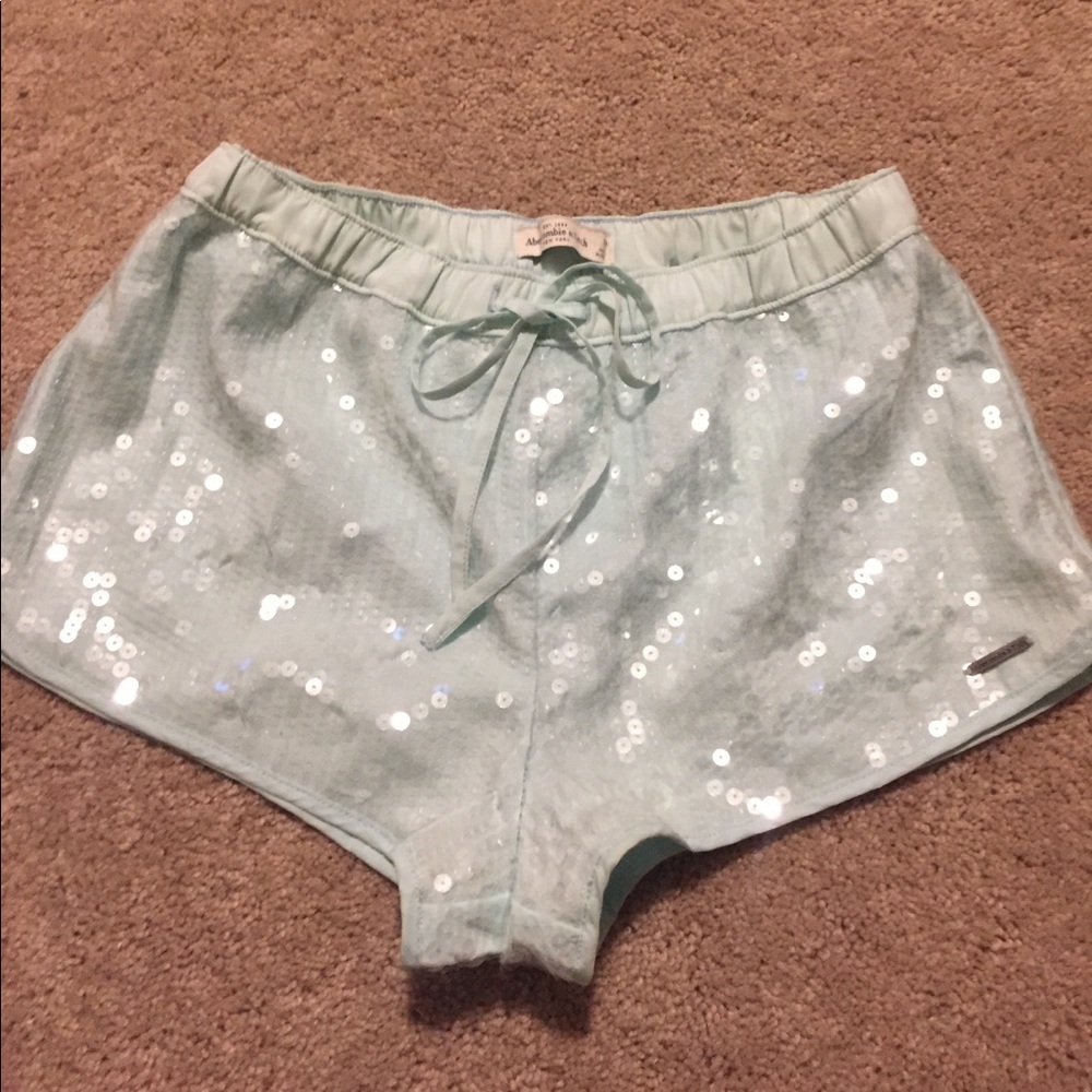 Abercrombie sparkly shorts