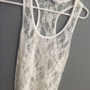 Lace tank