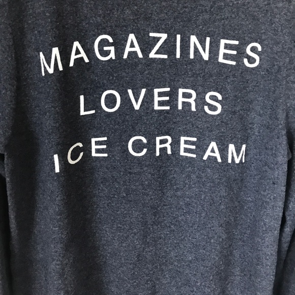 Wildfox Sweater Magazines Lovers Ice cream New - Picture 2 of 6