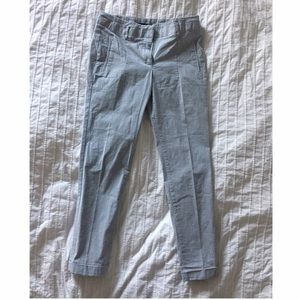 Zara seersucker ankle pant