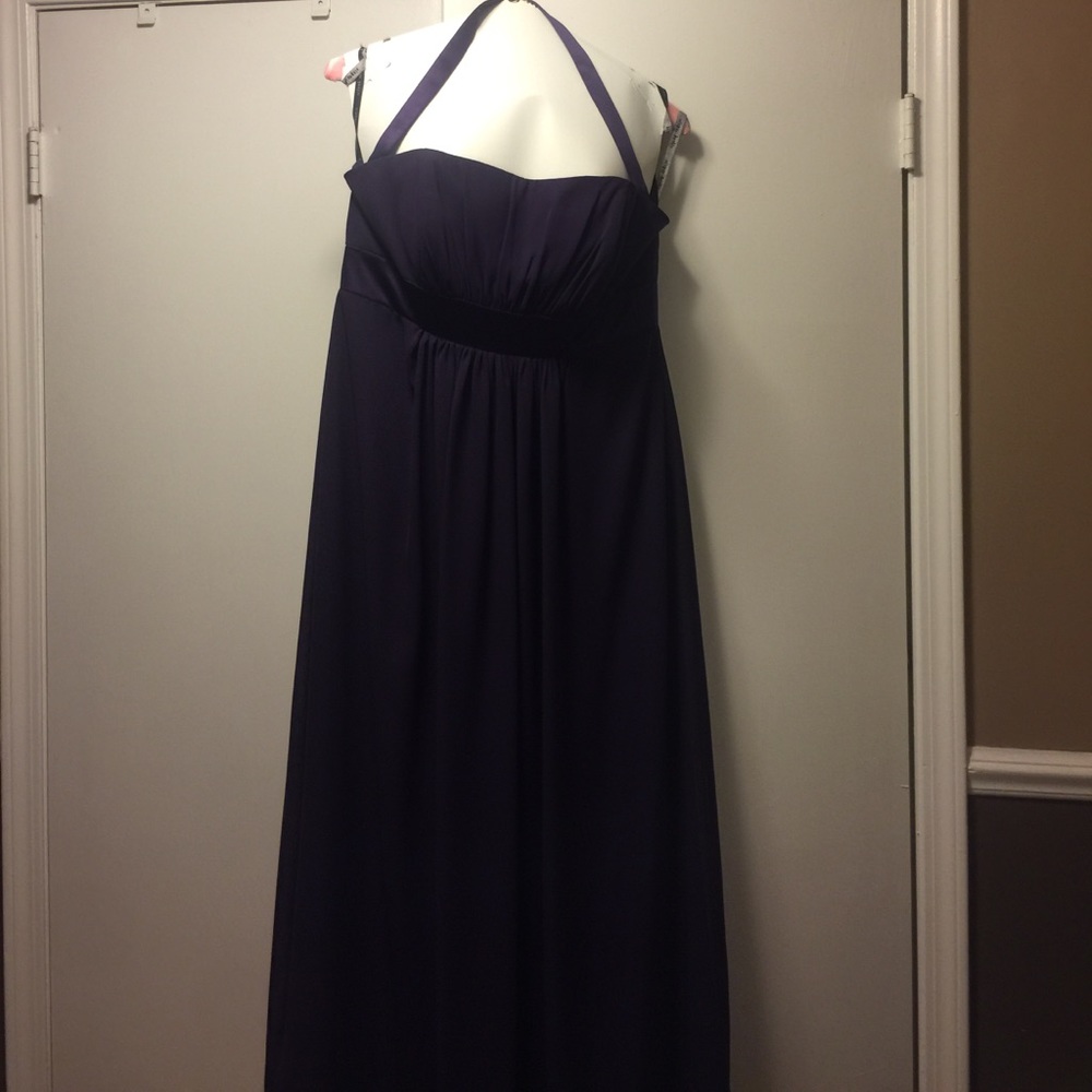 Purple formal length dress