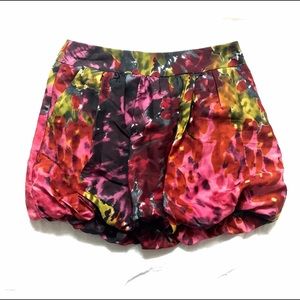 Trina Turk Floral Silk Skirt