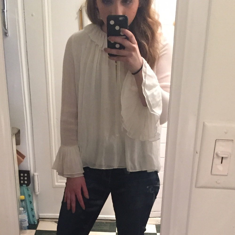 Zara Peasant Blouse