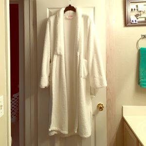 White bathrobe