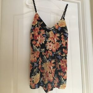 Forever 21 floral romper