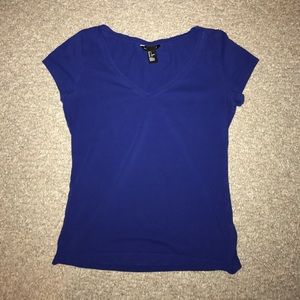 Royal blue v neck