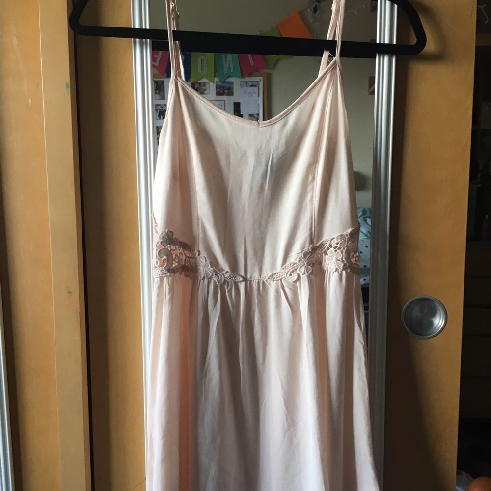 Pale pink summer dress