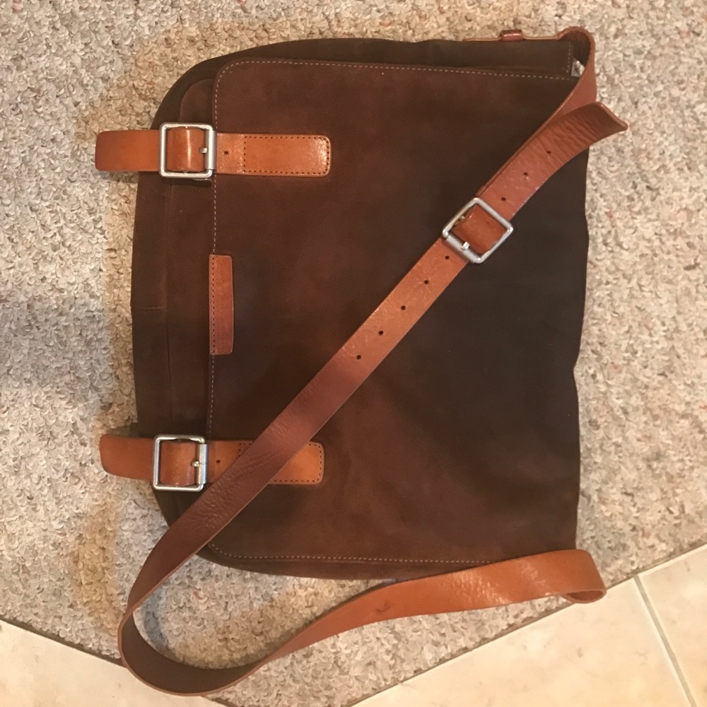 Marc Jacobs leather messenger crossbody shoulder
