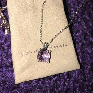 David Yurman "Chatelaine" Necklace Amethyst