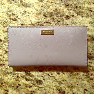 Kate Spade ♠️Saffiano Leather Lavender Wallet