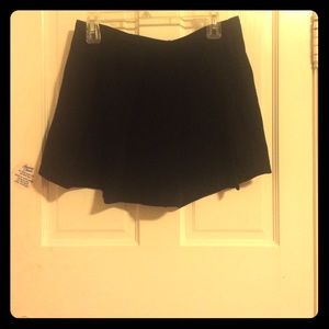 Black Pleated Skort