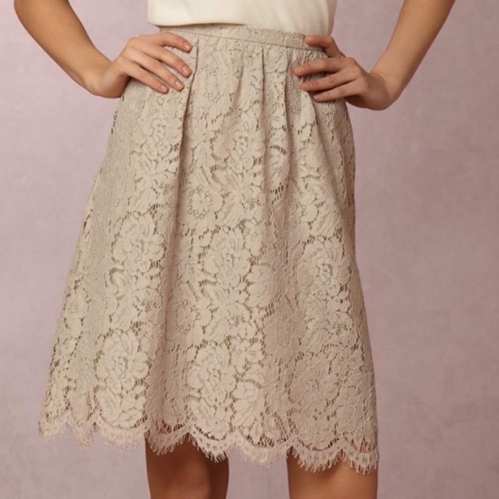 Bhldn lace skirt