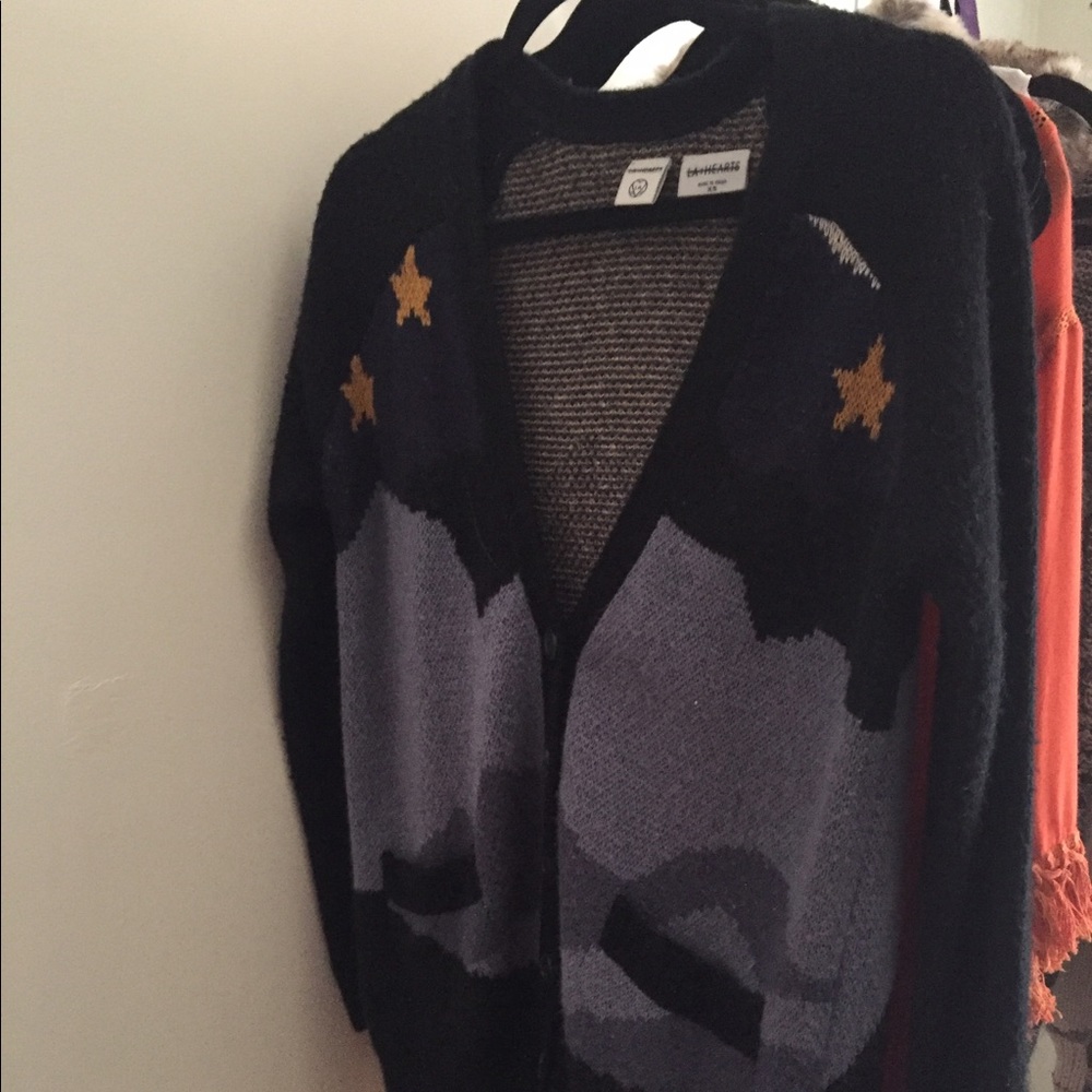 🌵🌜🐺 funky cardigan