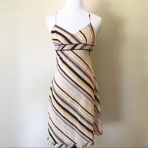 Express Diagonal Striped Dress in size 2
