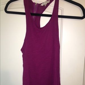 fuchsia tank top