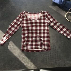 Forever 21 three quarter sleeve crop top.