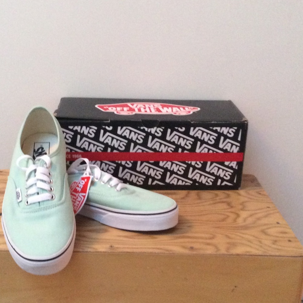 Brand New Gossamer Green Vans