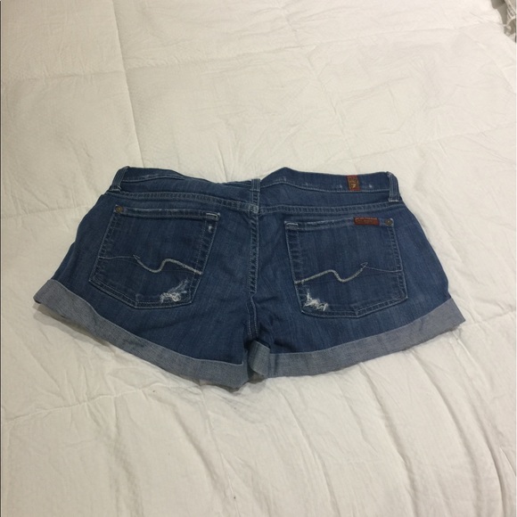 7 For All Mankind denim shorts - Picture 2 of 4