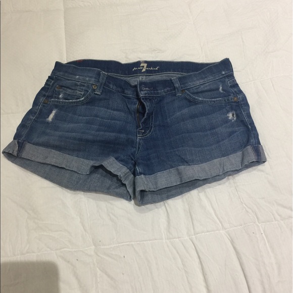 7 For All Mankind denim shorts - Picture 3 of 4