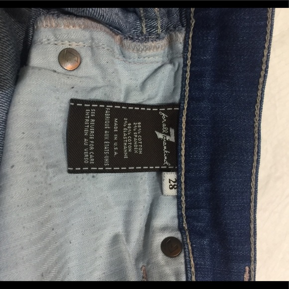 7 For All Mankind denim shorts - Picture 4 of 4