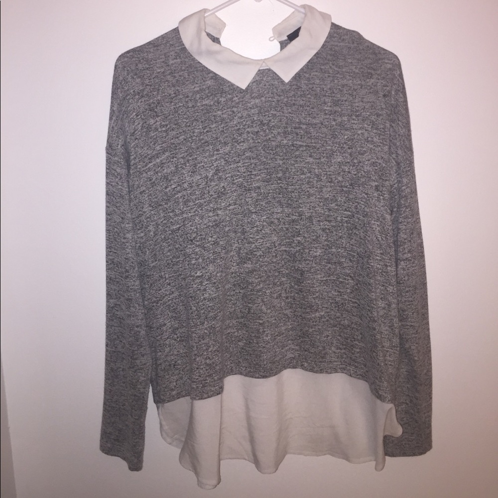 Long Sleeve Sweater Blouse