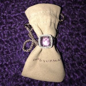David Yurman Albion Amethyst Ring 11mm