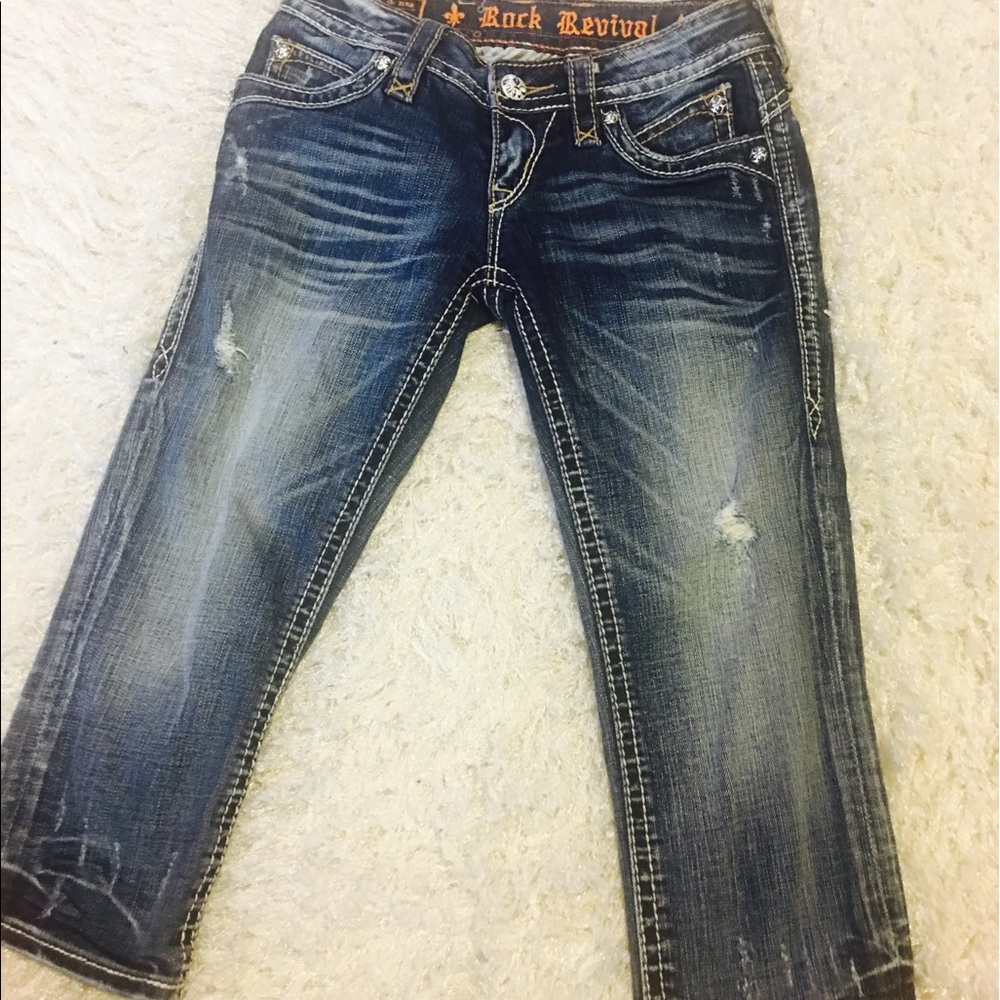 Rock revival capris