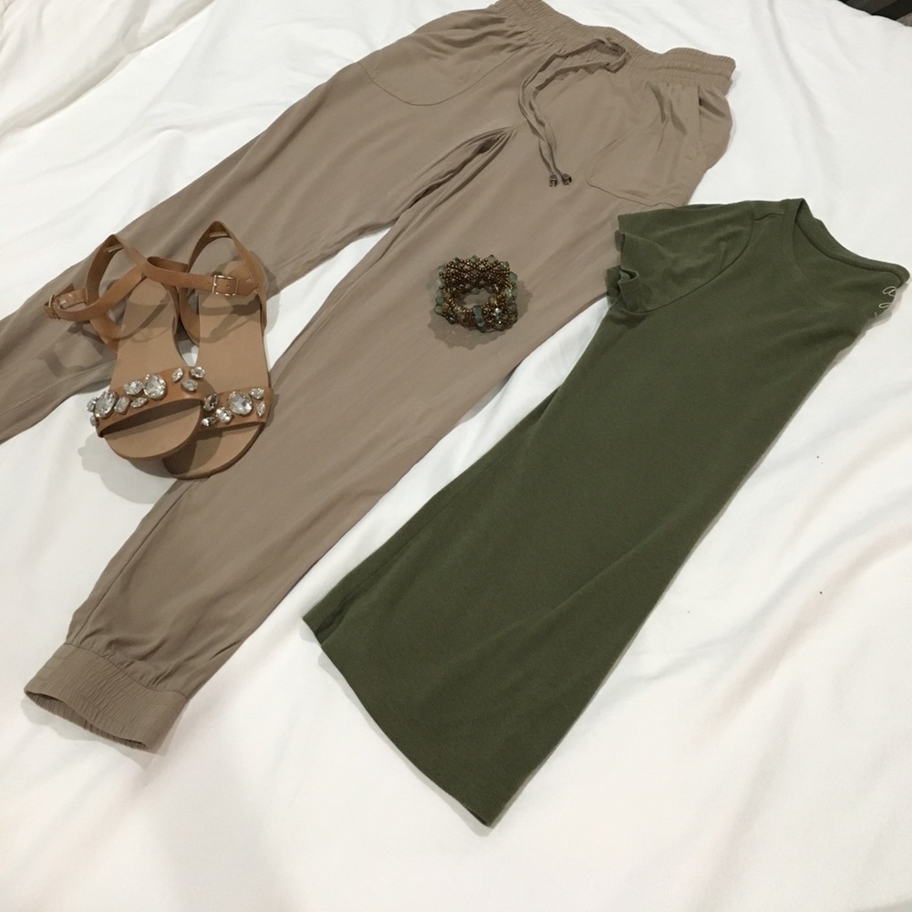 NWOT Taupe Pants