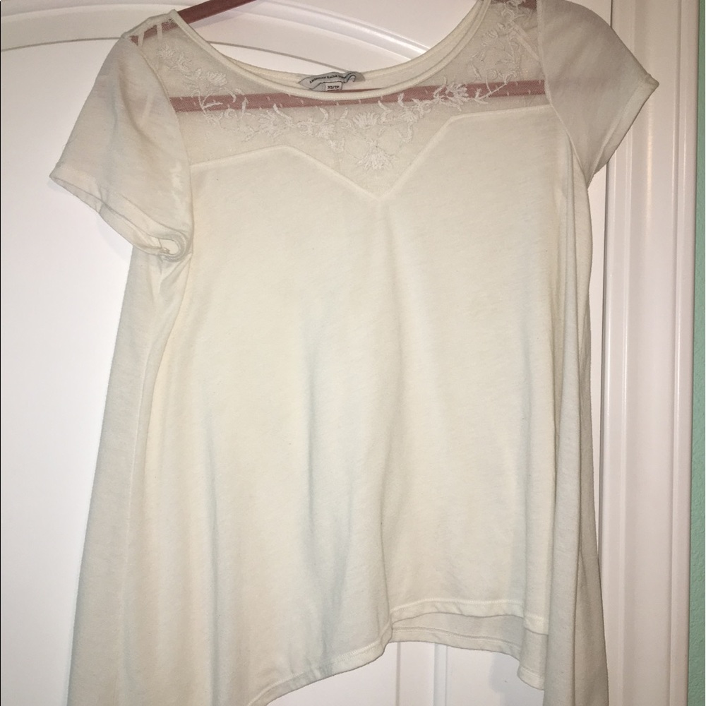 neck laced top