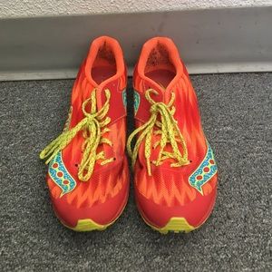 Saucony racing flats.