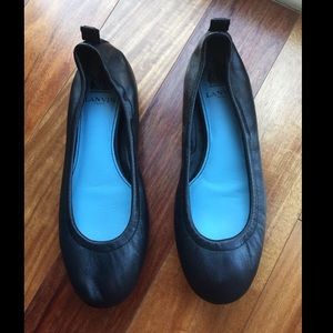 Lanvin classic ballerina lambskin flats size 37