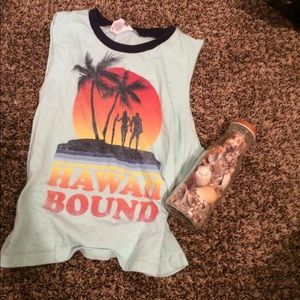 Hawaii bound crop top