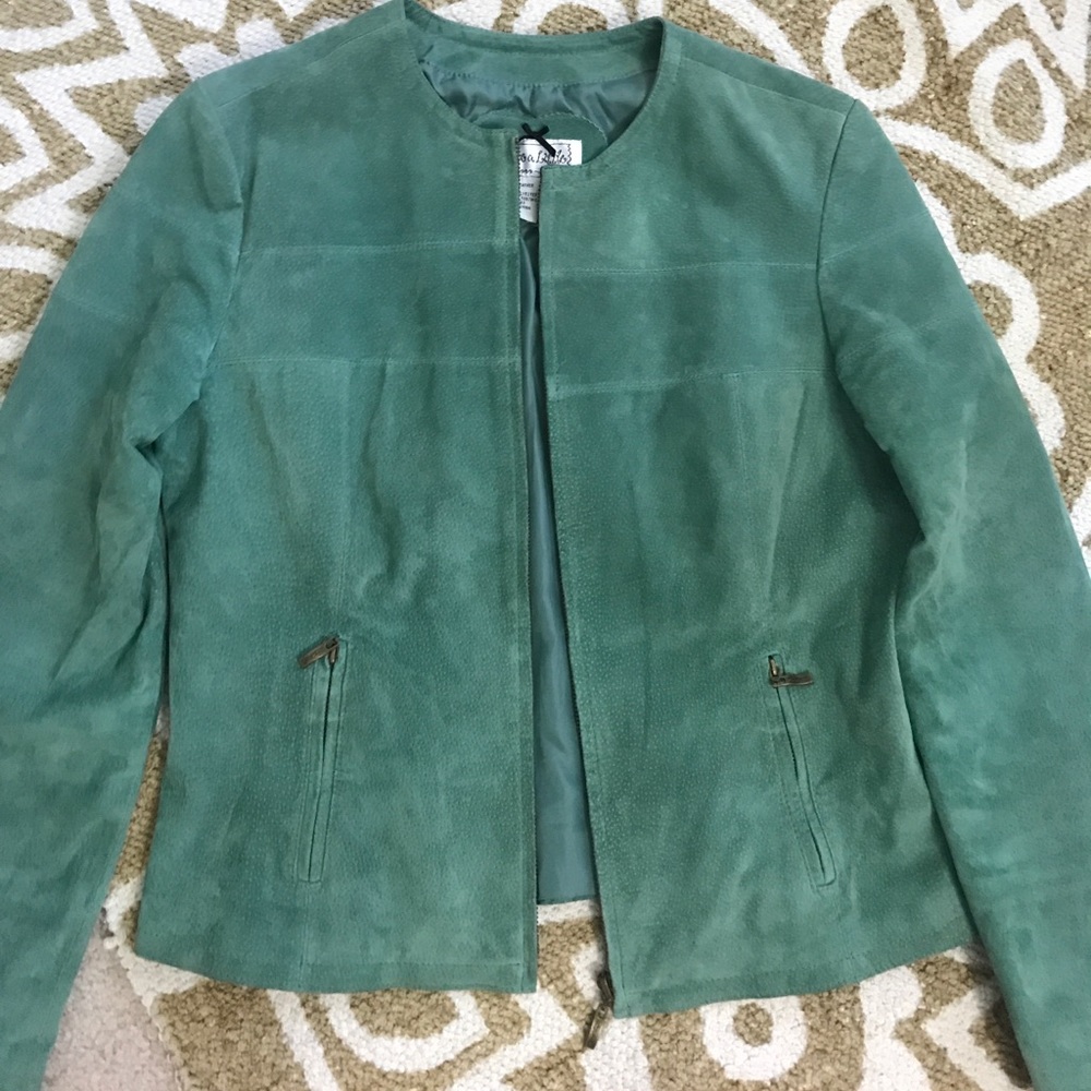Seafoam green jacket